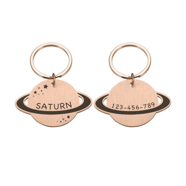 Medaille Chien Rose