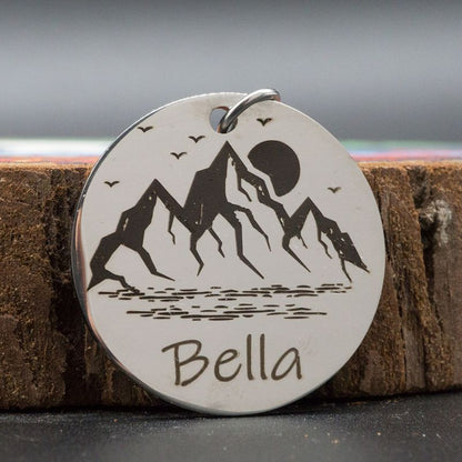 Médaillon Argenté Chien