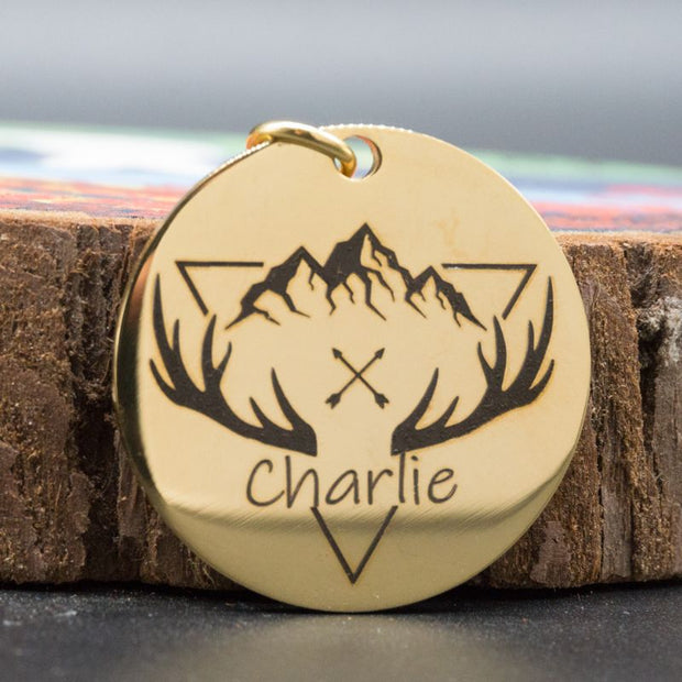 Médaille Or Chien