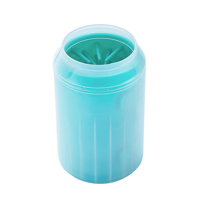 Nettoie Pattes Pour Chien Turquoise