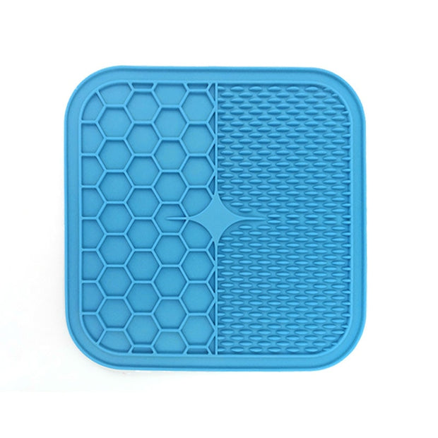 Tapis de Lechage Chien Bleu