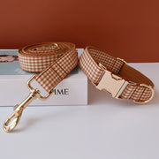 Ensemble Laisse Et Collier Vichy