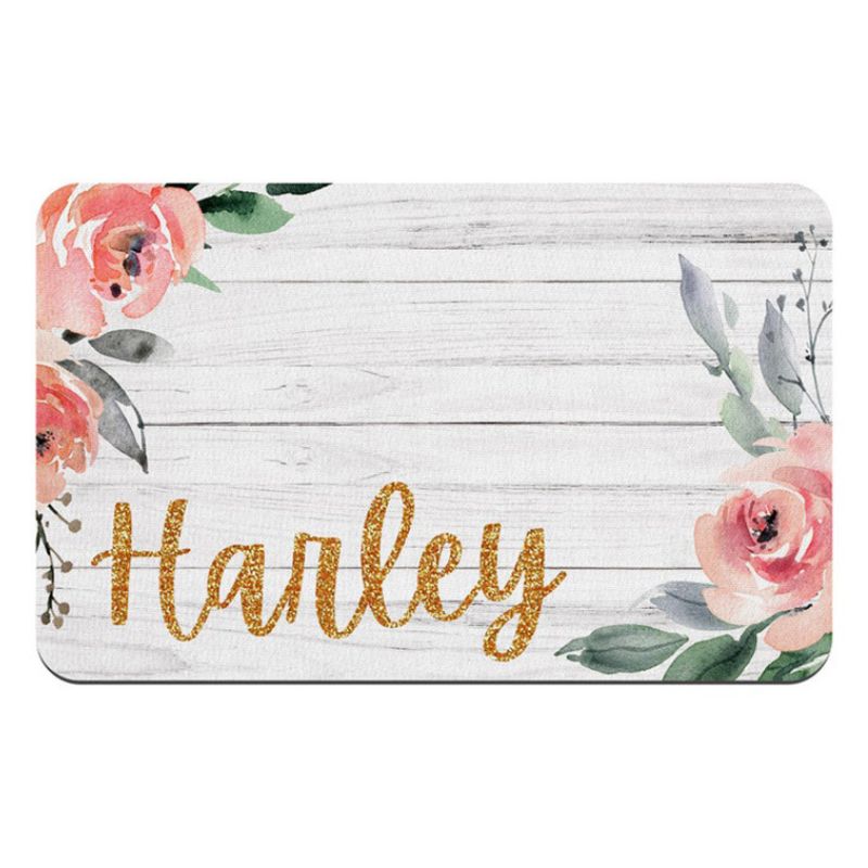 Tapis Gamelle Fleuri