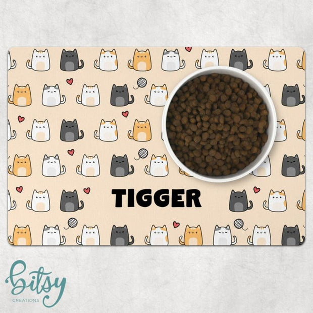 Tapis de Gamelle Chats